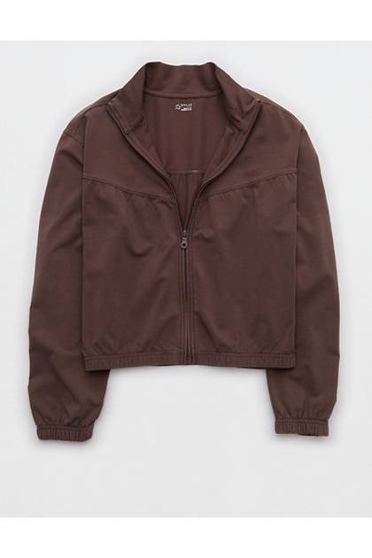 OFFLINE By Aerie OG Cotton Full Zip Sweatshirt Relic