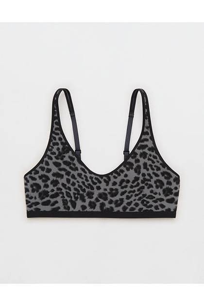Float Scoop Bralette Shell Gray