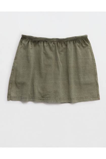 OFFLINE By Aerie OG Cotton MVP Mini Skort Festive Olive
