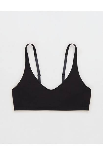 Float Scoop Bralette True Black