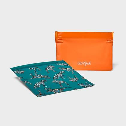2pk Peva Reusable Snack Bags - Cat & Jack™ Dino