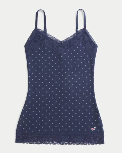 Lace Trim Layering Cami