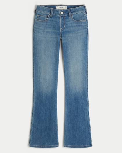 Low-Rise Stretch Bootcut Jeans