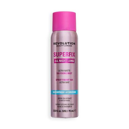 Revolution Mini Superfix All Night Long Waterproof Fixing Mist 75ml