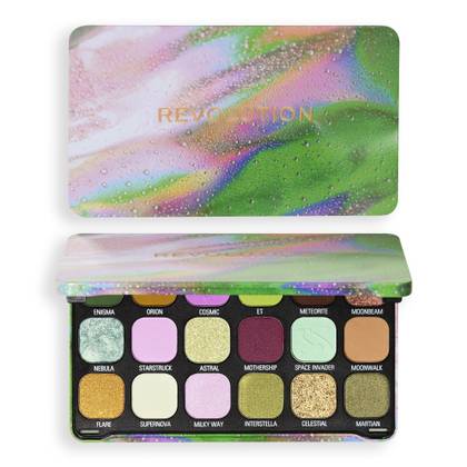 Revolution Forever Flawless Eyeshadow Palette Astro Nova Green