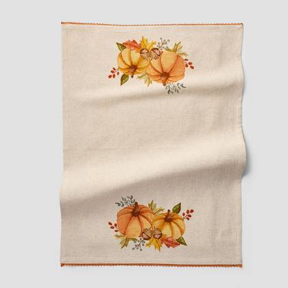 Sur la table Pumpkin Natural Kitchen Towel