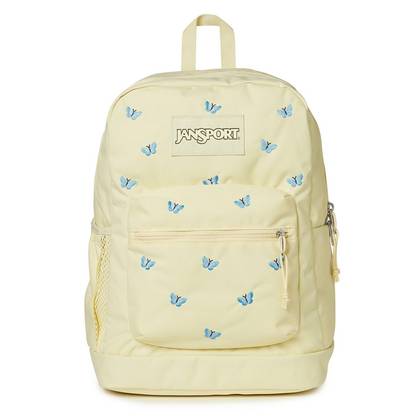JanSport Cross Town Plus Remix 17" Fits 15" Laptop Backpack - Lemon Yellow
