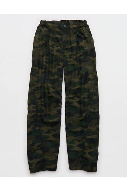 Aerie Utility Balloon Chino Pant Tomboy Green