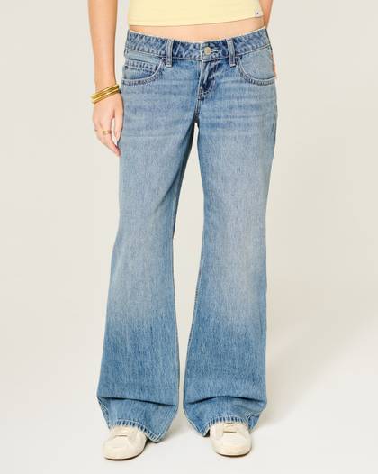 Ultra Low-Rise Baggy Jeans