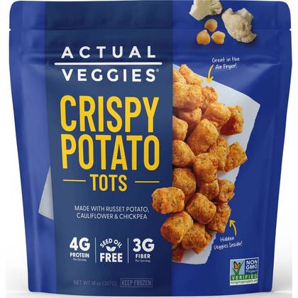 Actual Veggies Frozen Crispy Potato Super Tots - 14oz