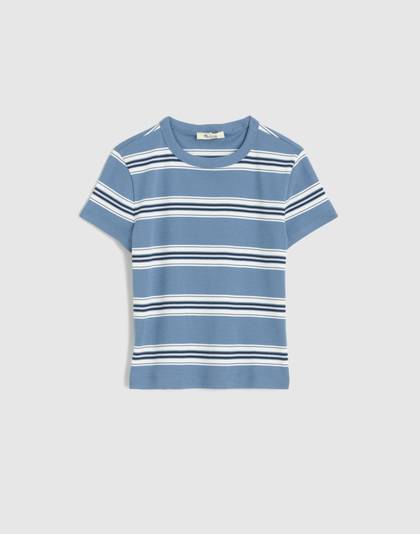 The '90s Cropped Tee in Compact Cotton