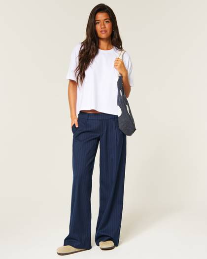 Hollister Livvy Ultra Low-Rise Super Baggy Pants