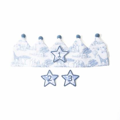 Picolette by Olivia Culpo Birthday Crown Photo Prop - Blue