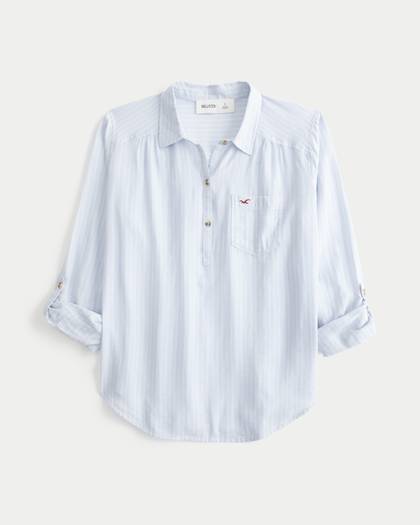 Hollister Pearl Popover Shirt