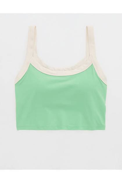 OFFLINE By Aerie Real Me Low Key Ringer Longline Sports Bra So Fresh