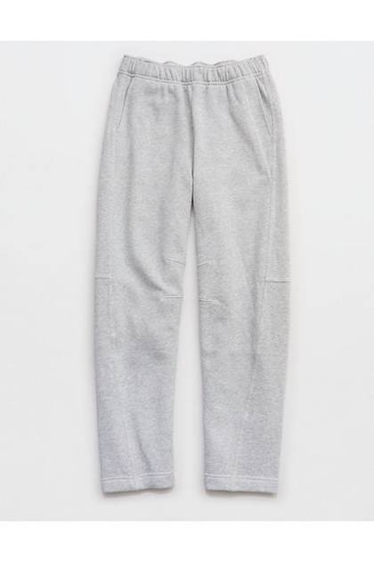 Aerie Oh Zip! Barrel Pant Medium Heather Gray