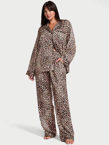 Signature Satin Long Pajama Set