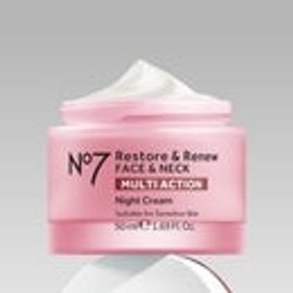 No7 Restore & Renew Multi Action Face & Neck Night Cream 1.69 fl oz