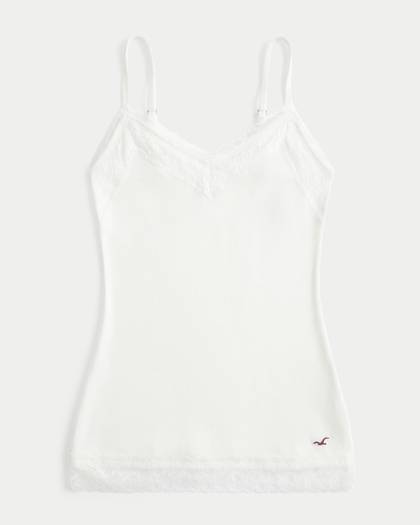Lace Trim Layering Cami