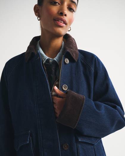 Short Denim Barn Jacket