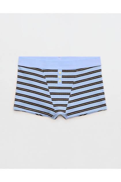 Superchill Cotton Rib Shortie Underwear Cloudy Blue