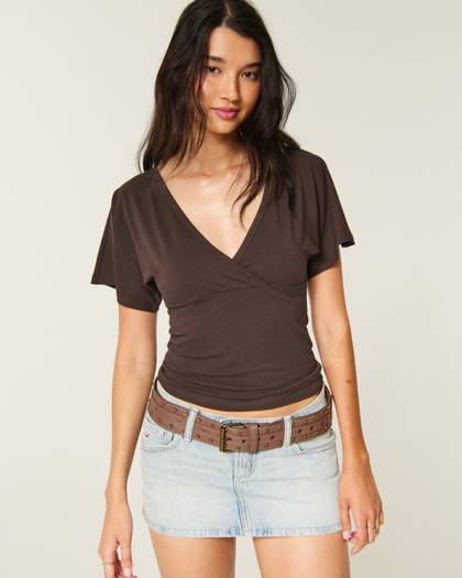 Wrap V-Neck Top