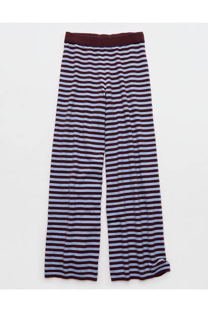 Aerie Sunday Soft Trouser Royal Berry