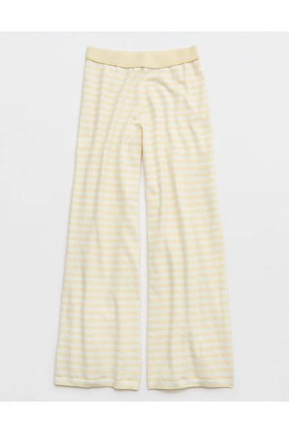 Aerie Sunday Soft Trouser Cozy Yellow
