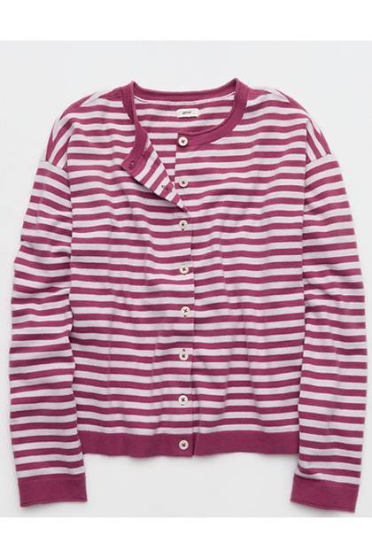Aerie Sunday Soft Cardigan Autumn Jam