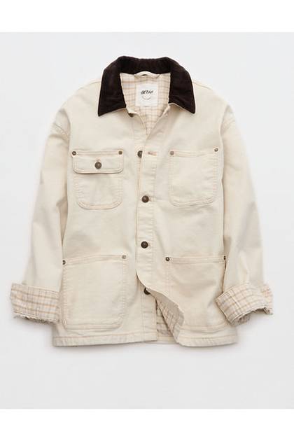 Aerie Barn Jacket Natural