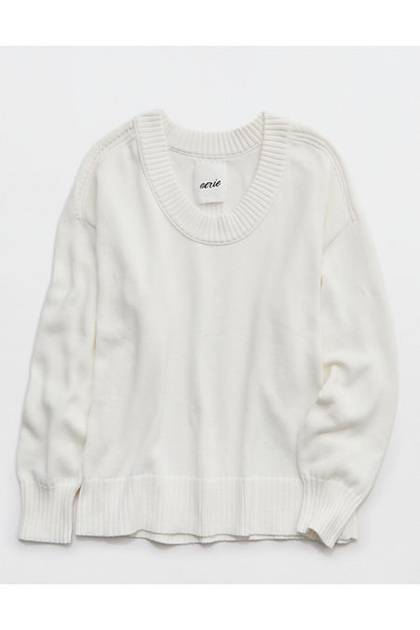 Aerie Voop Sweater Soft Muslin