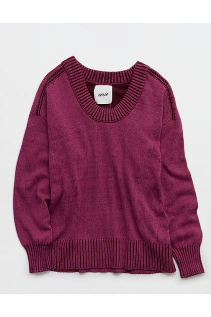 Aerie Voop Sweater Royal Berry