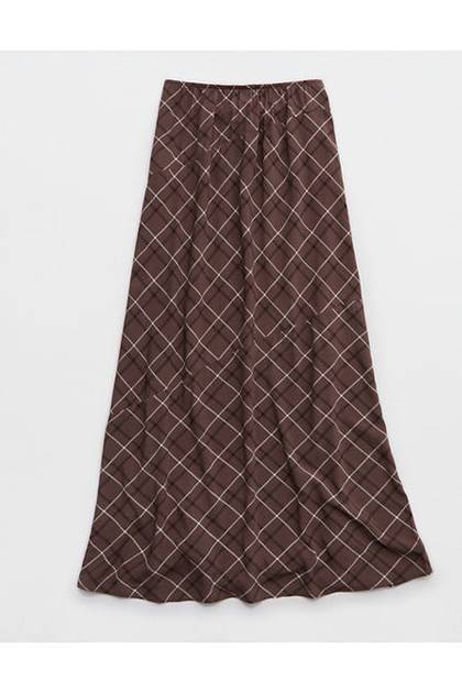Aerie Happy & Drapey Maxi Skirt Relic
