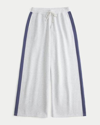 Hollister Feel Good Low-Rise Side Stripe Baggy Sweatpants