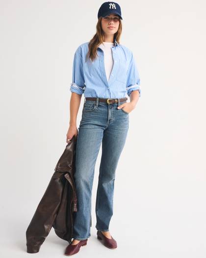 High Rise 90s Straight Jean