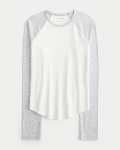 Long-Sleeve Raglan Crew T-Shirt