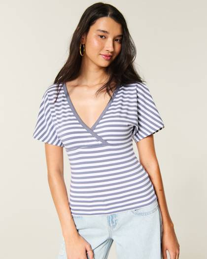 Wrap V-Neck Top