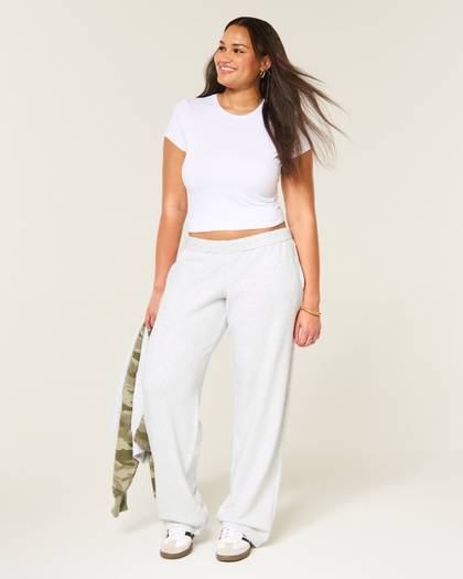 Hollister Feel Good Low-Rise Tapered Baggy Sweatpants