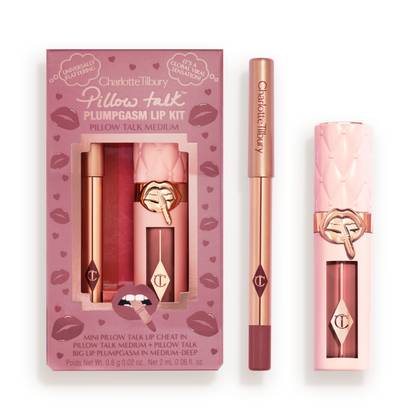 Charlotte Tilbury Pillow Talk Plumpgasm Lip Kit - Pillow Talk Medium