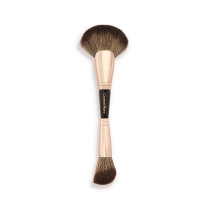 Charlotte Tilbury Airbrush Flawless Easy Soft Blur Bronzer + Blusher Brush - Rose Gold & Night Crimson