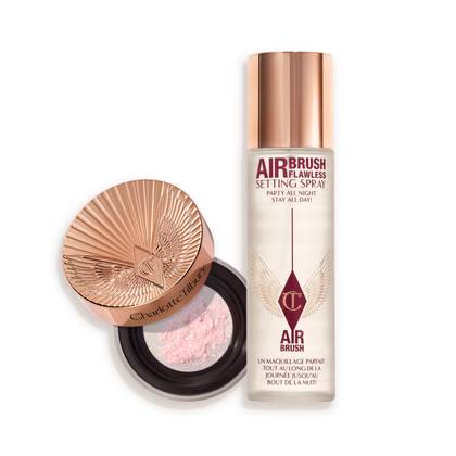 Charlotte Tilbury Airbrush Flawless Blur + Lock Duo - Face Kit