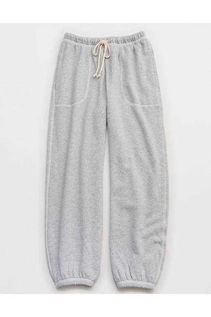 Aerie Layover Baggy Jogger Medium Heather Gray