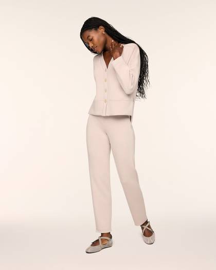 SPANX AirEssentials® Slim Straight Pant | Mushroom - Mushroom
