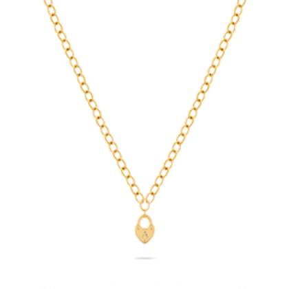Love Locks Necklace (Gold)