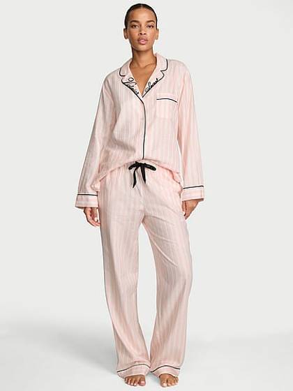 Flannel Long Pajama Set