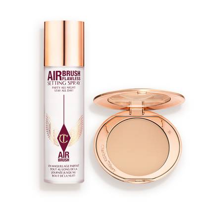 Charlotte Tilbury Airbrush Flawless Finish & Set Duo - Complexion Kit