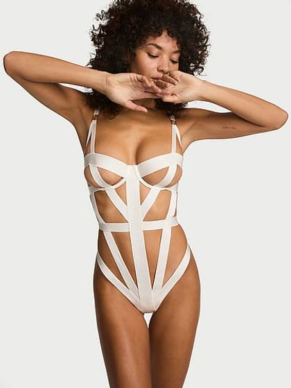 Strappy Caged Teddy