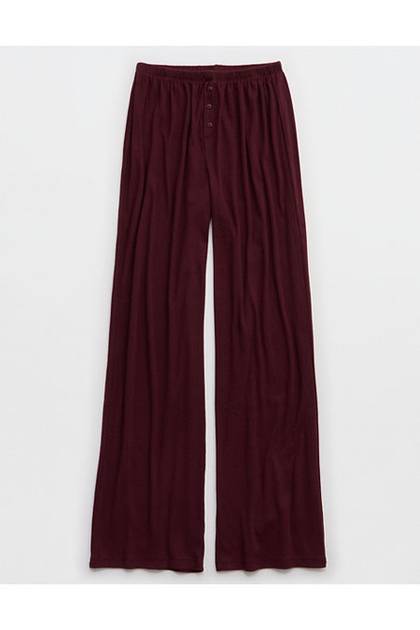 Aerie Pointelle Pant Royal Berry