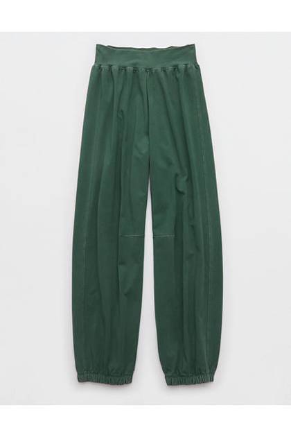 OFFLINE By Aerie OG Cotton Baggy Jogger Rugged Green