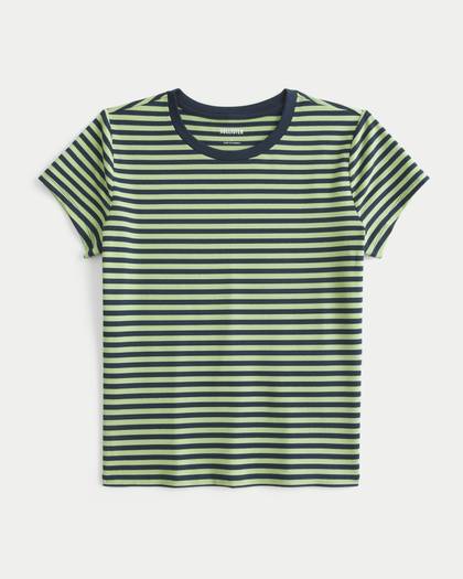 Seamless Fabric Crew Baby Tee